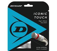 Dunlop Corde de Tennis Dunlop Iconic Touch, Ensemble 16 g, 1,30 mm, 12 m, Couleur Naturelle