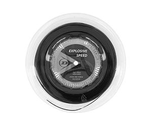 Dunlop Corde de Tennis Explosive Speed, Bobine 16 g, 1,30 mm, 200 m, Black