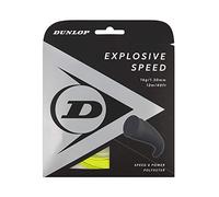 Dunlop Corde de Tennis Explosive Speed, Ensemble 16 g, 1,30 mm, 12 m, Jaune