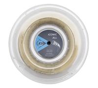 Dunlop Corde de Tennis Iconic All, Moulinet 17 g, 1,25 mm, 200 m, Couleur Naturelle