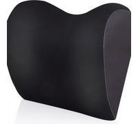 Dunlop Coussin de nuque pour siège auto 100% mousse à mémoire de forme 23×10×20 cm Noir