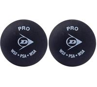 Dunlop D N 1SR Squash Ball, Noir - 1 Balle (Lot de 2)