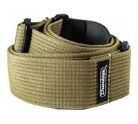 D27-01OL - Sangle guitare coton Olive Green