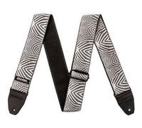 Dunlop D6722 Jacquard Zebra Cadabra Strap Sangle guitare Blanc