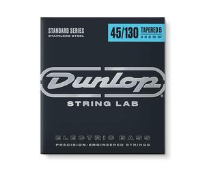 Dunlop Dbs40100 Cordes de contrebasse en acier inoxydable, léger, .040 - .100, 4 cordes/Lot 5 cordes Medium/Heavy Tapered