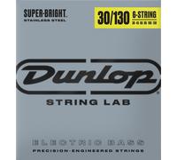 Jim Dunlop Cordes pour basse DBSBS30130 – Acier inoxydable, brillantes, Medium .030-.130, 6 cordes