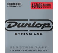 Jim Dunlop - Cordes basse DBSBS45105 - Acier inoxydable super brillant Medium 45-105 (4 cordes)