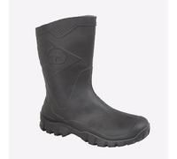 Dunlop Bottes en caoutchouc Dee - Hommes, longueur mollet, protection extérieure - Noir