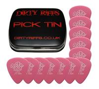 Dunlop Delrin Lot de 12 médiators pour guitare Rose 0,71 mm