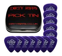 Dunlop Delrin Lot de 12 médiators pour guitare Violet 2 mm