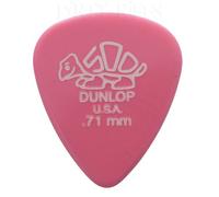 Dunlop Delrin Lot de 6 médiators pour guitare Rose 0,71 mm