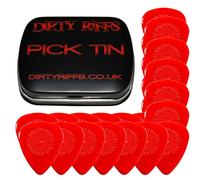 Dunlop Delrin Prime Grip Lot de 24 médiators Rouge 1,14 mm
