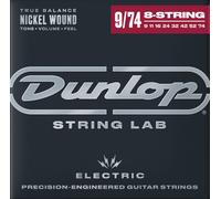 DUNLOP - Jeu électrique Hybrid Extra-Light 8 cordes 9-74