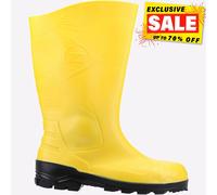 Dunlop Devon Unisexe de Travail Extérieur Sécurité Bottes Caoutchouc Jaune