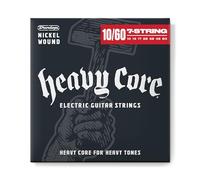 Dunlop DHCN1060 Heavy 7 cordes Jeu de 10 cordes pour guitare électrique 10-60