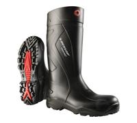 Dunlop Protective Footwear, C762041, Purofort+ Full Safety, Noir/Rouge, Taille 46 EU