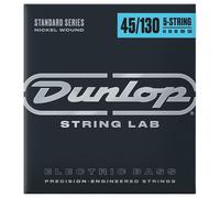 Jim Dunlop Cordes guitare basse DBN45130 Nickel Medium 5 cordes 45-130 acier inoxydable