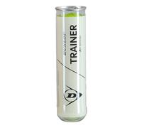 DUNLOP Trainer Ballon de Tennis, Officiel VDT, Balle d'Entraînement de Tennis Haut de Gamme, pour Le Sable, Les Courts en Dur et Le Gazon (4 Balles)