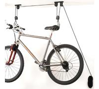 Dunlop Élévateur de Vélo Fixation au Plafond Charge Max 20Kg Kit Complet Noir