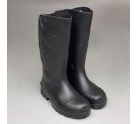 DUNLOP Embout Coqué Sécurité Bottes Imperméable Noir Sz M 8 W 10 #86776