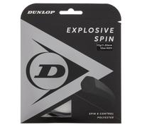 Dunlop Ensemble de Cordes de Tennis Explosive Spin 17 g, 1,25 mm, 12 m, Black