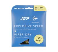 Dunlop Explosive Speed Cordage en garniture 12m - noir 1.25