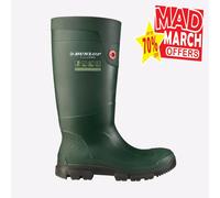 Dunlop Fieldpro Rouge Safetyboots Ferme Construction Indstrial Unisexe Vert