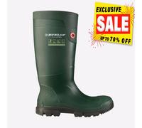 Dunlop Fieldpro Rouge Safetyboots Ferme Construction Indstrial Unisexe Vert