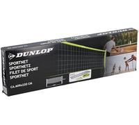 Dunlop Filet De Volleyball Exterieur 609 x 220 cm - Exterieur pour Jardin - Set Complet avec Piquets, Corde et Accessoires - Idéal pour Volley, Ballon De Volley et Volleyball Equipment
