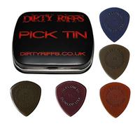 Dunlop Flow Lot de 5 médiators standard pour guitare - 1 de chaque taille dans une boîte pratique