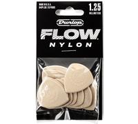Dunlop Lot de 12 médiators Flow Nylon 1,25 mm