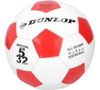 Dunlop, Football taille 5 avec 32 panneaux classiques, Rouge