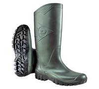Dunlop Bottes de jardin Dane – PVC imperméable, embout souple antidérapant – Vert/Noir 38-47