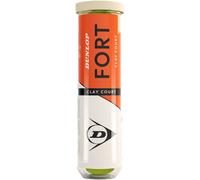 Dunlop Sport Balle de tennis Fort Clay Court – Le professionnel sur terre battue – 4 balles