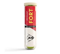 DUNLOP Fort Tournament Balle de Tennis - pour Sable, Terrain Dur et Gazon (4 Balles)