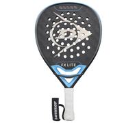 Raquette de Padel Dunlop Fx Lite Gun Metal/cyan/metallic Silver