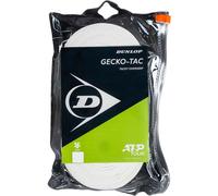 Dunlop Overgrip Gecko Tac – Haute adhérence & durabilité – Blanc, Pack 30
