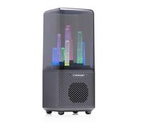 Dunlop Enceinte Bluetooth avec lumière – 9 LEDs, 1200 mAh, 218×95×93 mm – Noir