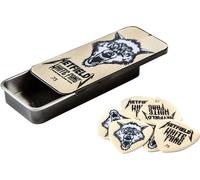 DUNLOP Hetfield White Fang 0.73 mm Boîte De Plectres Pick Tin Box (6 Stck.)
