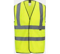 Dunlop Hi Vis Vest Adults Jaune S Male