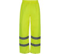 Dunlop Hi Vis Waterproof Work Pants Mens Jaune XL Male