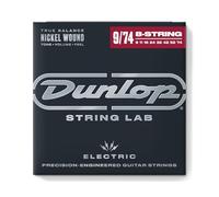 DUNLOP - Jeu électrique Hybrid Extra-Light 8 cordes 9-74