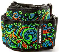 Dunlop Jimi Hendrix Blacklight Love Drops Blue Strap