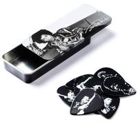 Dunlop JH-PT05H Silver Portrait Boîte de 6 Médiators Heavy