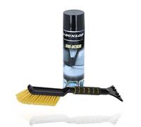 DUNLOP Kit Dégivreur 600ml & Grattoir Brosse 40cm - Dégivrage Rapide Vitres Auto, Poignée Ergonomique, Anti-Givre