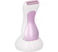 Dunlop Ladyshave Rasoir Femme - Rechargeable - Sans fil - Indicateur LED - Blanc/Rose