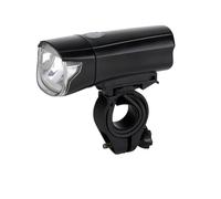 Dunlop Lampe Vélo Led Avant À Piles - Éclairage Vélo 3 Modes - Phare Vélo Étanche - Certifié Ipx4 - Facile À Installer - Noir Noir