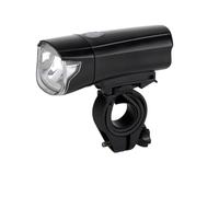 Dunlop Lampe Vélo LED Avant à Piles - Éclairage Vélo 3 Modes - Phare Vélo Étanche - Certifié IPx4 - Facile à Installer - Noir