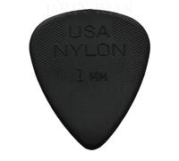 Dunlop Lot de 24 médiators en nylon pour guitare Noir 1 mm