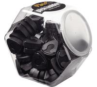 DUNLOP Lot de 60 porte-médiators en plastique Ergo - Noir
